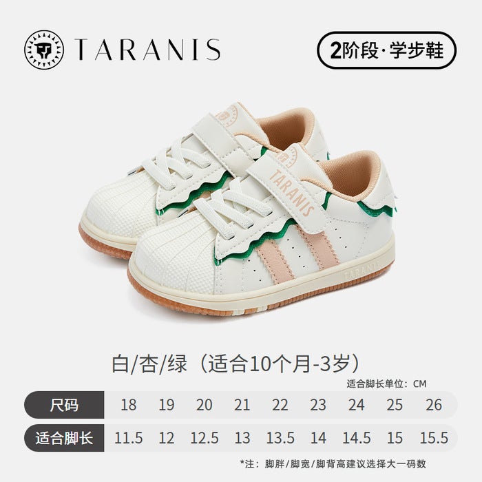 Tyrannis Baby Shoes With Toe Protection, Anti-Kick Toddler Shoes, Non-Slip Soft Sole Sneakers For Boys And Girls - Image 1