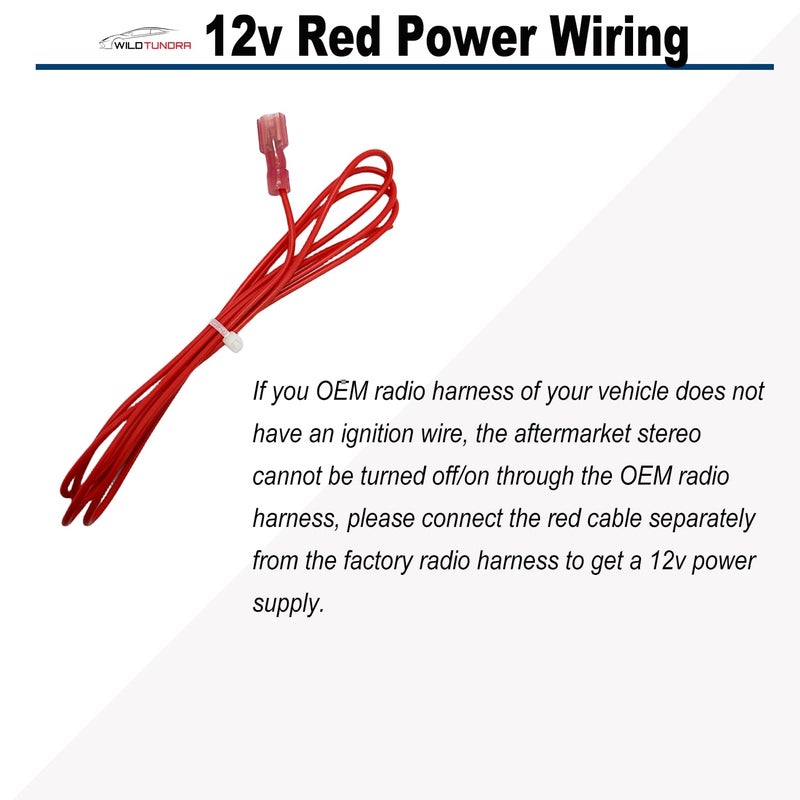 WildTundra Radio Wiring Harness for Chevy 2003-2012 GMC 2002-2012 Buick 2004-2009 24Pin Car Stereo Harness Adapter with Antenna Car Radio Stereo Harness Install Kit for Colorado Envoy Terraza Hummer Impala - Image 5