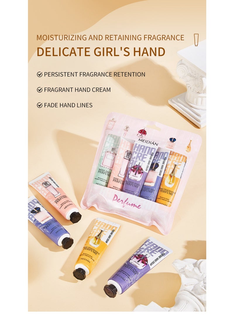 Meidián Hand Cream Set Perfume Hand Cream 5 Pieces Bag - Image 5
