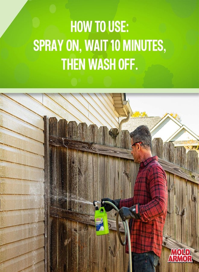 MOLD ARMOR 64 oz. E-Z House Wash - Brick, Concrete, Trim & Siding Cleaner - Image 5