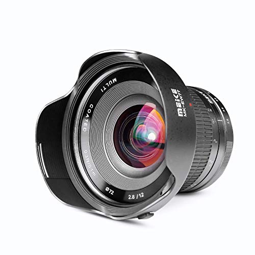 Meike 12mm f2.8 Ultra Wide Angle Fixed Lens with Removeable Hood for Fujifilm Mirrorless Camera with APS-C such as X-T1 X-T2 X-T3 X-T4 X-T20 X-T10 X-T30 X-T100 X-T200 X-Pro2 X-E3 X-Pro3 X-A X-E1 - Image 1