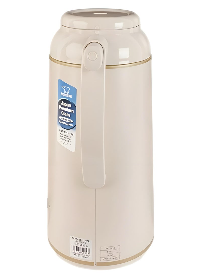 Zojirushi - Abu Fil Japanese Thermos - 1.30 Liters - Beige Color - Image 5