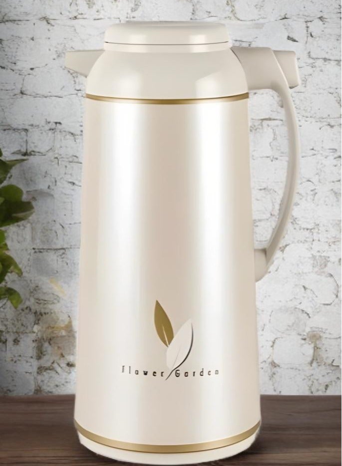 Zojirushi - Abu Fil Japanese Thermos - 1.30 Liters - Beige Color - Image 1