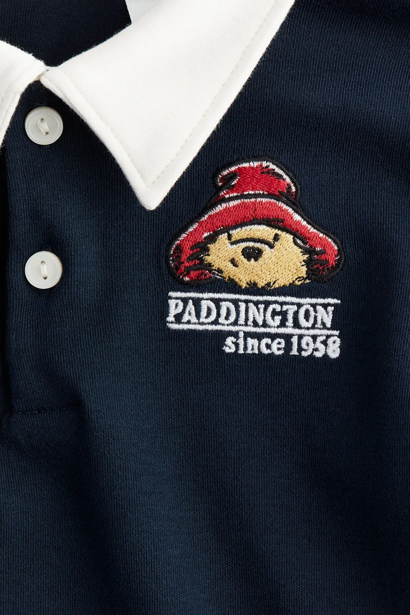 H&M Embroidery-detail rugby shirt