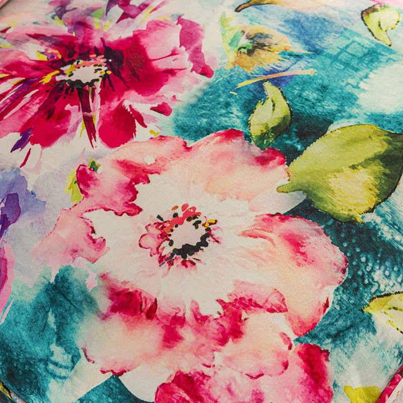 Makimoo Set of 4 Outdoor Dining Chair Cushions, Comfort Patio Seating Cushions, 44 x21x4.5 inch, Single Welt and Zipper, Watercolor Flowers - Image 4