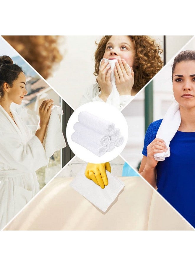 Orighty 6-Pack White Hand Towels - Quick Drying & Absorbent Microfiber Gym Towels 16X28 Inches - Lightweight & Thin White Yoga Towels - Multi-Purpose Camping Towels For Spa, Hotel & Bathroom - Image 5