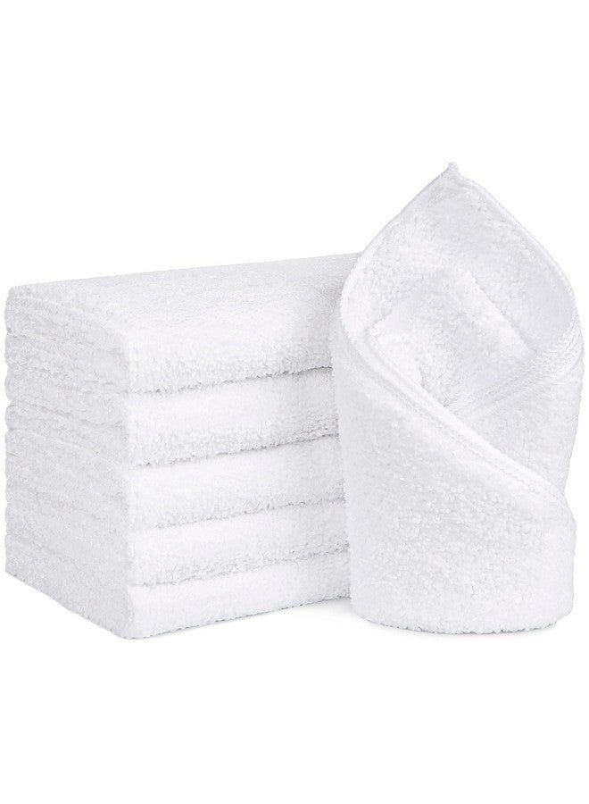 Orighty 6-Pack White Hand Towels - Quick Drying & Absorbent Microfiber Gym Towels 16X28 Inches - Lightweight & Thin White Yoga Towels - Multi-Purpose Camping Towels For Spa, Hotel & Bathroom - Image 1