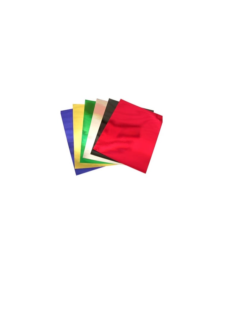 Flamingo A4 METALLIC POLYESTER BOARD, A4 10SHEETS ASSORTED COLORS - Image 3