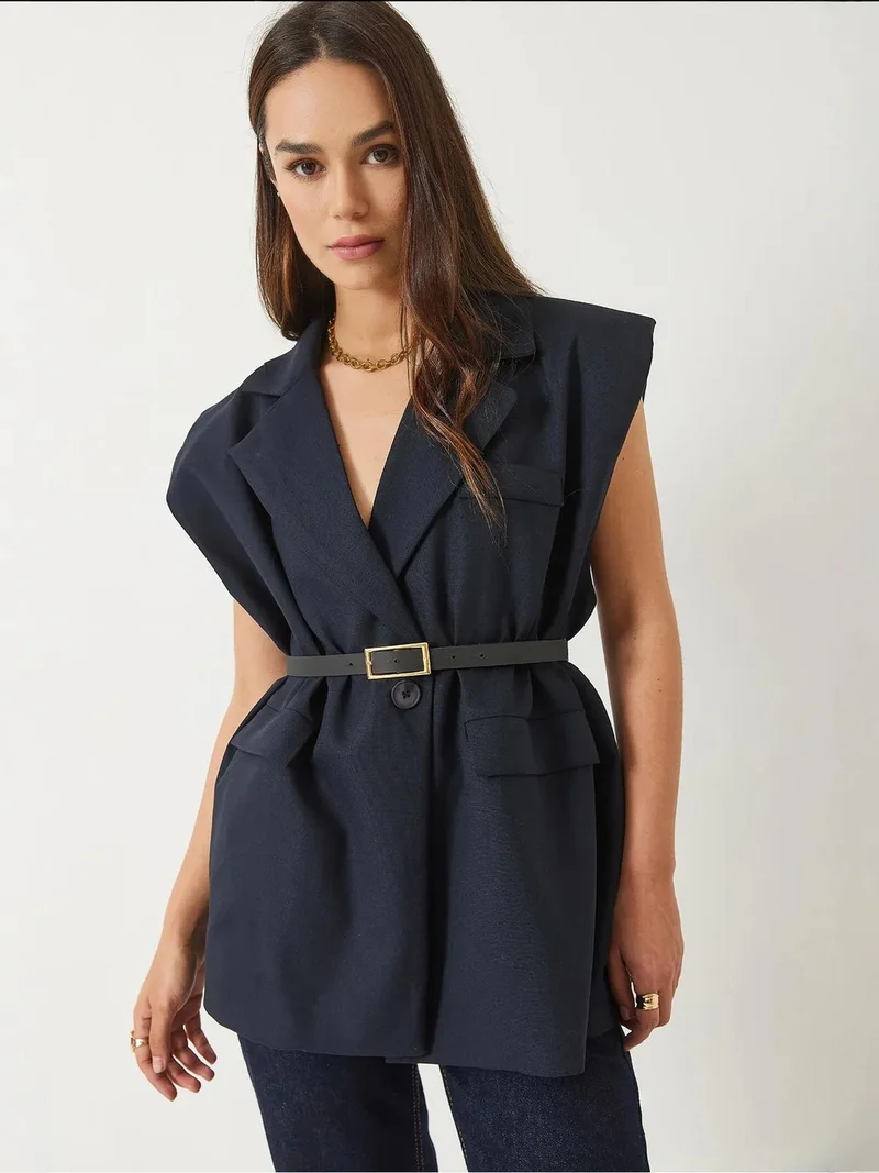 بيانكو لوتشي سترة مبطنة كبيرة الحجم من لوتشي