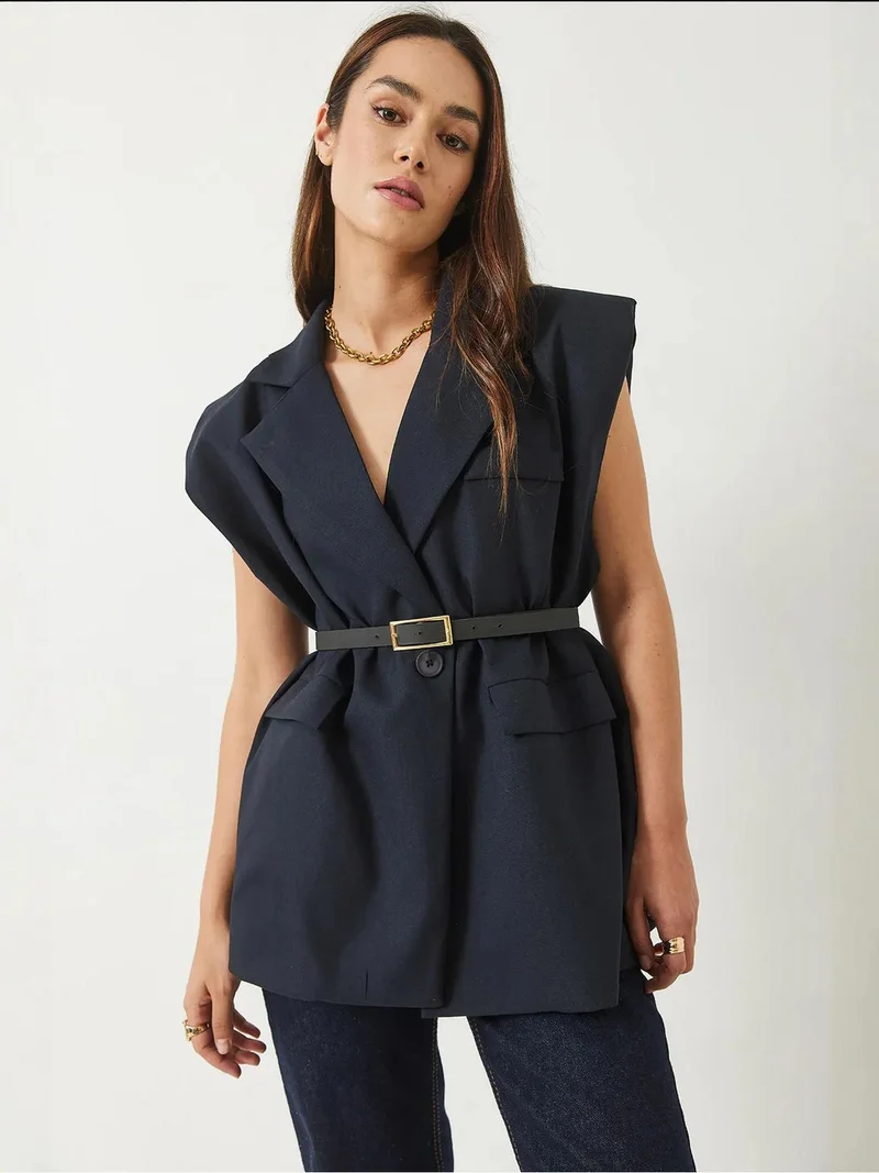 بيانكو لوتشي سترة مبطنة كبيرة الحجم من لوتشي