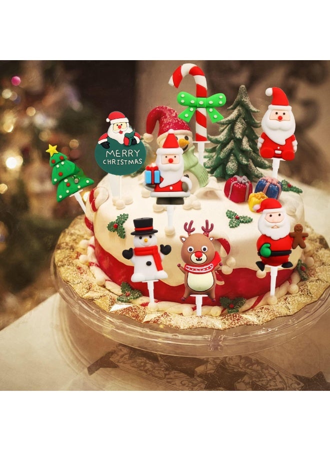 شركة ذي بي زي زينة كعكة عيد الميلاد - زينة العطلات - زينة الكعك - سانتا كلوز، زينة رجل الثلج - زينة شجرة عيد الميلاد - Image 1
