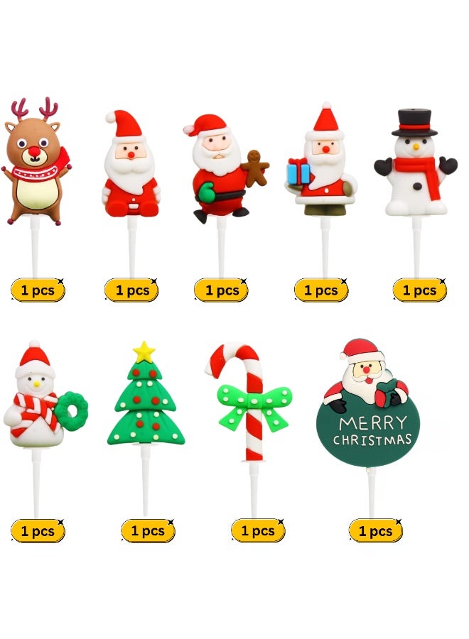 شركة ذي بي زي زينة كعكة عيد الميلاد - زينة العطلات - زينة الكعك - سانتا كلوز، زينة رجل الثلج - زينة شجرة عيد الميلاد - Image 2