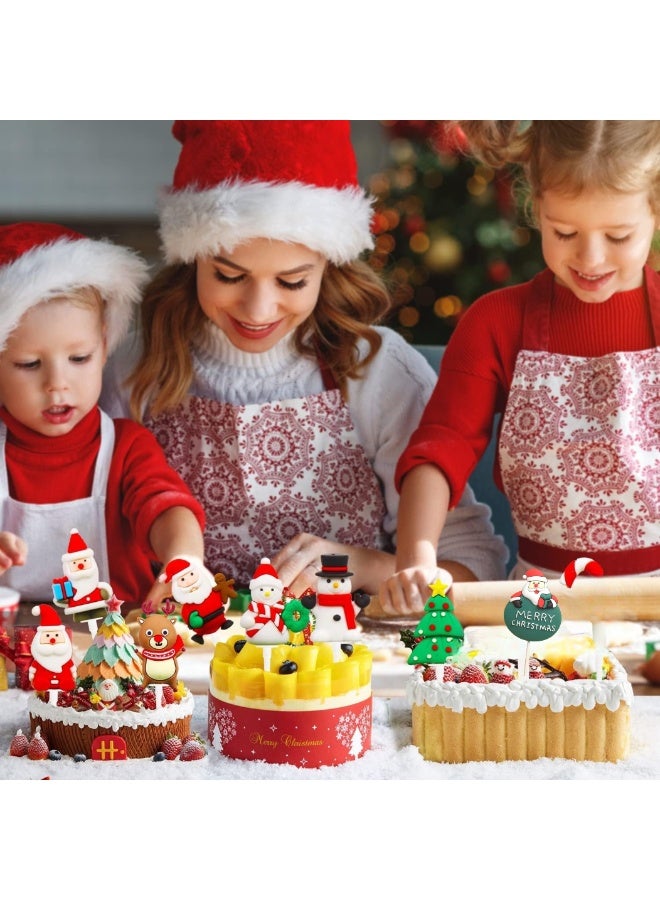 شركة ذي بي زي زينة كعكة عيد الميلاد - زينة العطلات - زينة الكعك - سانتا كلوز، زينة رجل الثلج - زينة شجرة عيد الميلاد - Image 5