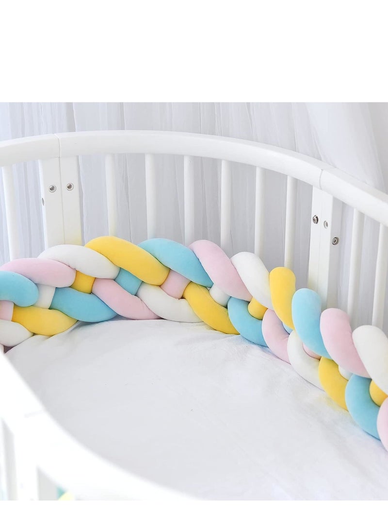 SYOSI Arm Knitting Yarn for Chunky Braided Knot Throw Blanket DIY Soft Extra Cotton Washable, Bulky Giant Yarn for Weave Craft Crochet Sofa Blanket Pillow Pet Bed 3CM W / 36Feet L, 1.1LB - Image 4