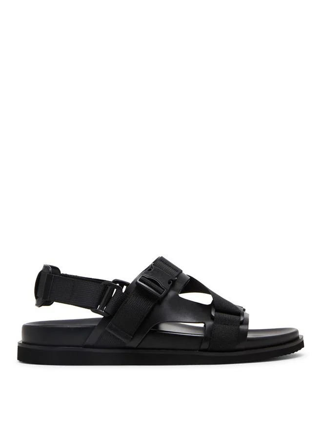 Sadney N Black Men's Casual Sandals