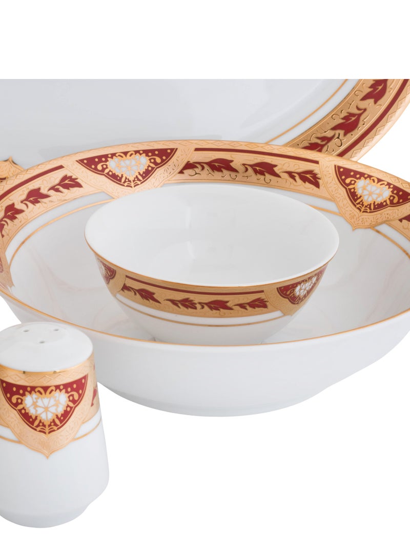 كازا روزا طقم عشاء من البورسلين 32 قطعة لـ 6 أشخاص - Image 5