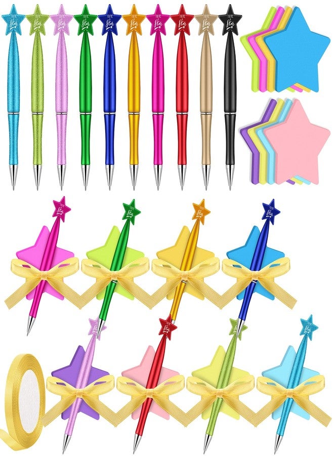 Sayglossy 30 Set Employee Appreciation Gifts You're a Star Ballpoint Pen Self-sticky Notes Inspirational Gifts for Coworkers Staff Office Awards Party Supplies - Image 1