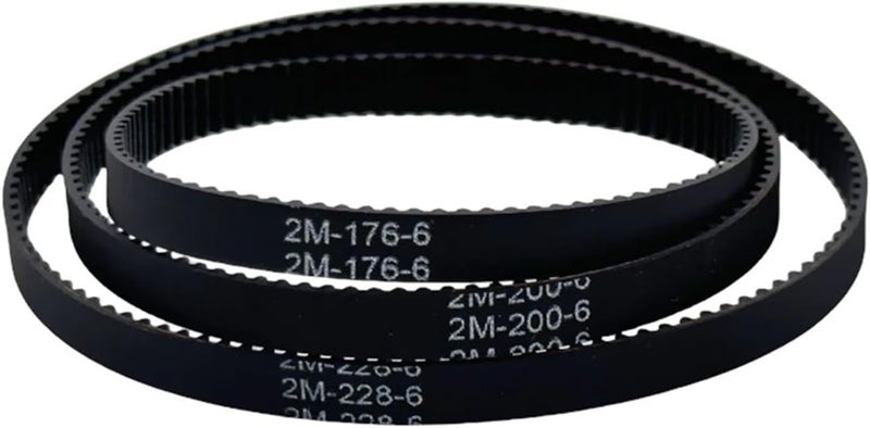 1PC 2GT Belt Width 6mm GT2 Timing Closed Loop Rubber Perimeter 168mm~260mm Synchronous 3D Printer Parts leisurely(2GT-206mm) - Image 4