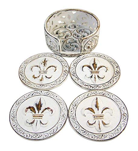 LL Home Fdl Scrolls Coasters - Image 3