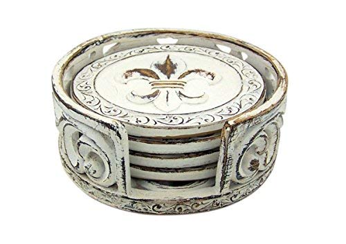 LL Home Fdl Scrolls Coasters - Image 2