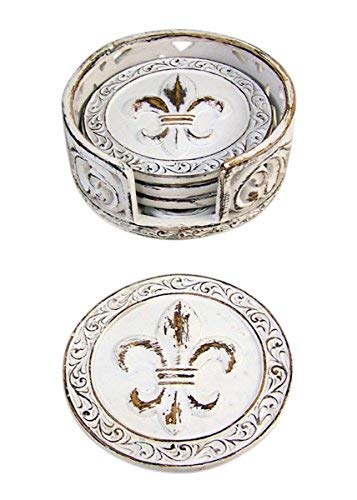 LL Home Fdl Scrolls Coasters - Image 5