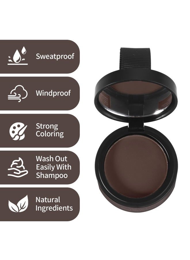 Waverloo Magic Root Cover Up Instantly Conceals High Forehead & Hair Loss - Sweat & Waterproof Root Touch Up Hair Powder for Women & Men (Dark Brown, 4g) - Image 3