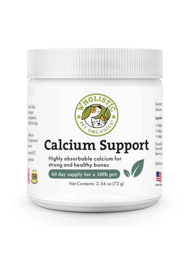 Wholistic Pet Organics Wholistic Pet Organics Sea Coral: Organic Sea Coral Calcium Dog Supplement - Natural Source of Calcium for Dogs Teeth and Bone Health - Natural Marine Coral Calcium Vitamins for Dogs  - Image 1