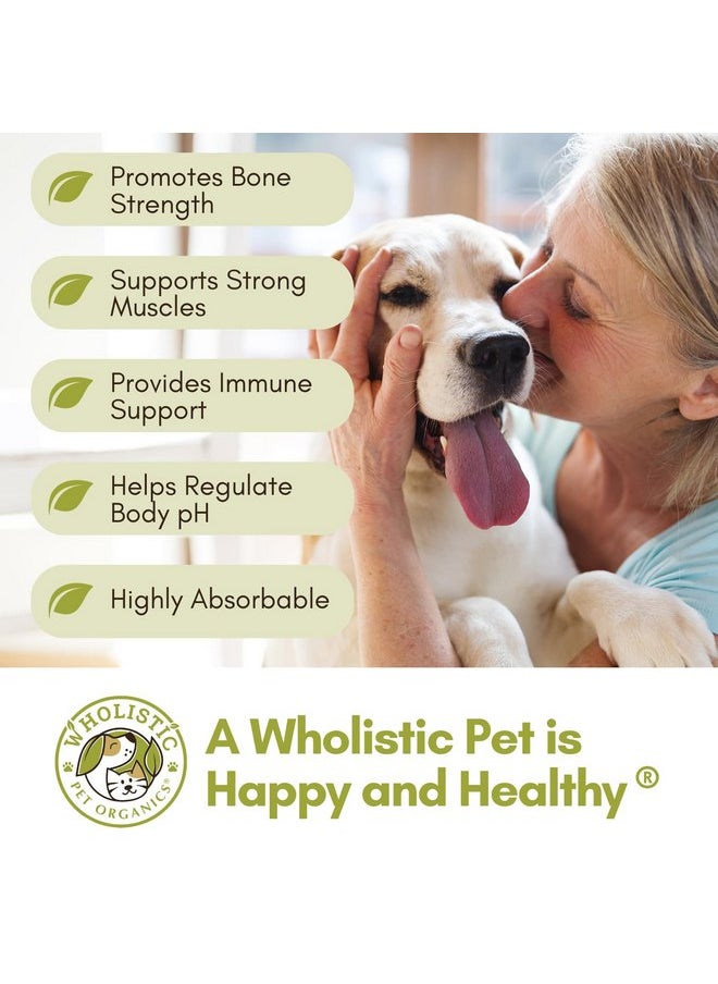 Wholistic Pet Organics Wholistic Pet Organics Sea Coral: Organic Sea Coral Calcium Dog Supplement - Natural Source of Calcium for Dogs Teeth and Bone Health - Natural Marine Coral Calcium Vitamins for Dogs  - Image 3