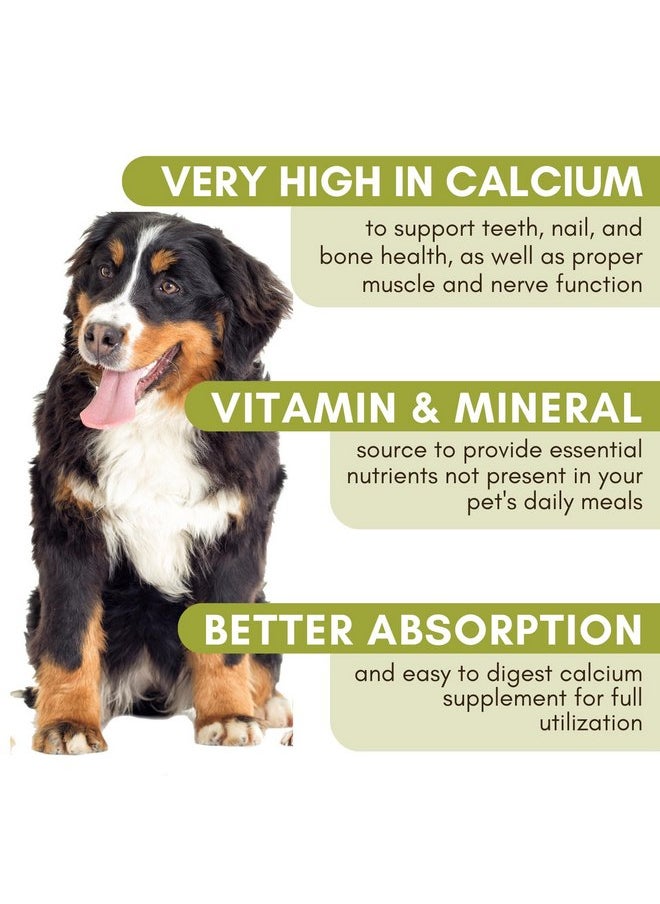 Wholistic Pet Organics Wholistic Pet Organics Sea Coral: Organic Sea Coral Calcium Dog Supplement - Natural Source of Calcium for Dogs Teeth and Bone Health - Natural Marine Coral Calcium Vitamins for Dogs  - Image 2