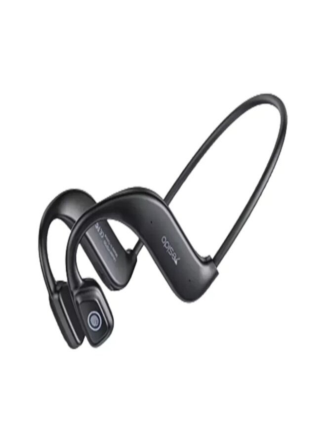 YESIDO YSP09 AIR CONDUCTION Ultra Light Sports Wireless Headset Black - Image 1