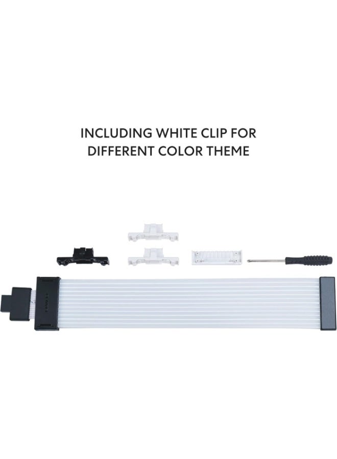 Lian Li PW16-121W 16 Pin Addressable RGB Power Extension Cable with Wireless Control - 12 LED Strip - Computer Accessory Power Cable - Image 4