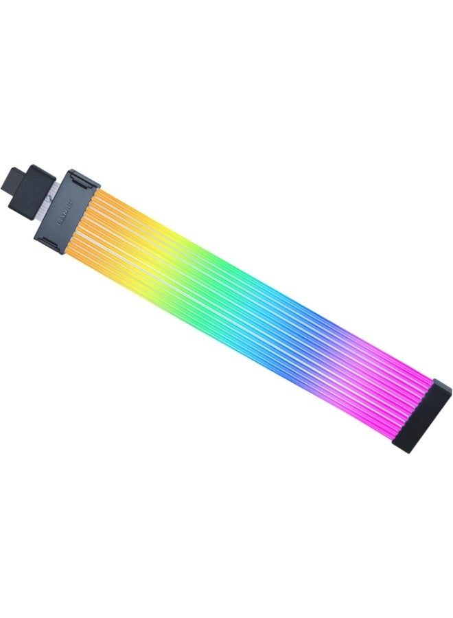 Lian Li PW16-121W 16 Pin Addressable RGB Power Extension Cable with Wireless Control - 12 LED Strip - Computer Accessory Power Cable - Image 1