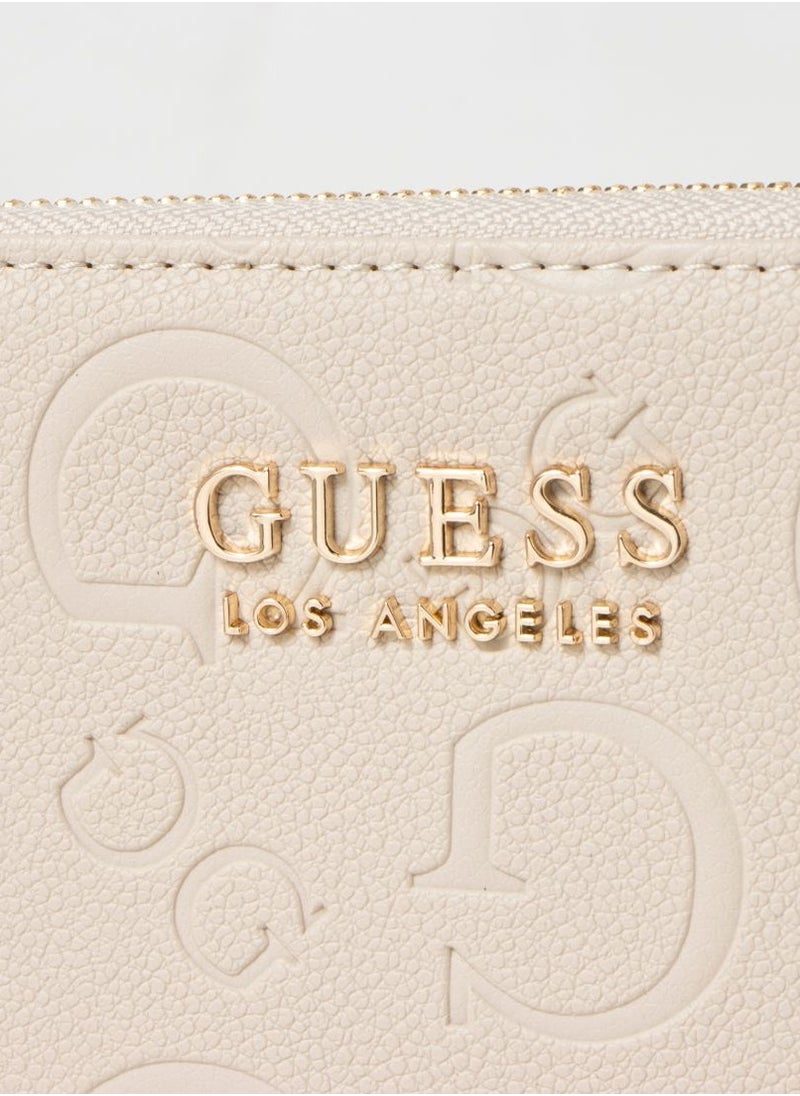 GUESS - Guess Women's Vikky Zip Around - White - Image 1