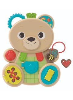 Clementoni Clementoni Montessori Bear Busy Panel | Interactive Toy for Baby and Toddler | Educational Toy | Early Learning Toy | Helps with Motor Skill Development | Develop Early Problem-Solving Skills | Perfect Gift for Baby and Toddler  - Image 2