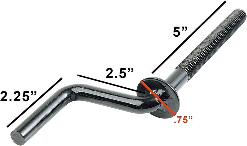 Raider 1/2 Inch Snowmobile Trailer Tie Down Bolt - Image 3