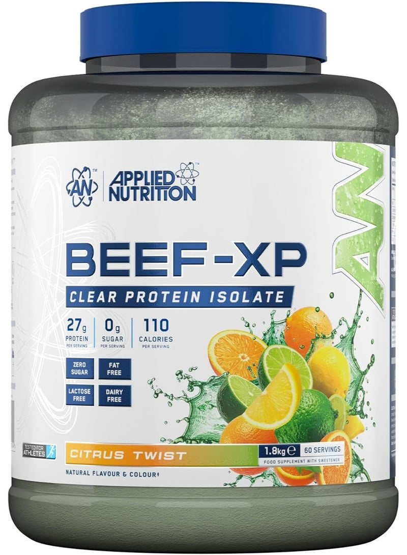 أبلايد نيوتريشن بروتين لحم بقري محلل صافٍ - بنكهة الحمضيات - (1.8 كجم) - Image 1