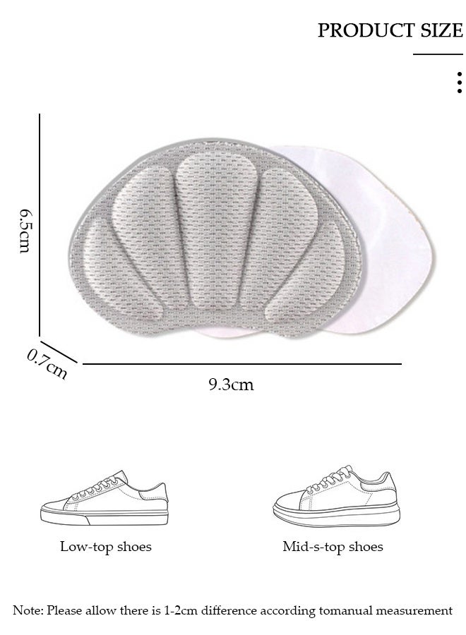 DUNISO Back of Heel Cushion Inserts, 6 Pieces Grips Pads for Boots, Loose Shoes Too Big, Shoe Pad Foot Sports Adjustable Anti-wear Feet Inserts Insoles Patch Protector - Image 2