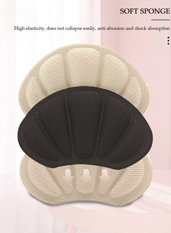 DUNISO Back of Heel Cushion Inserts, 6 Pieces Grips Pads for Boots, Loose Shoes Too Big, Shoe Pad Foot Sports Adjustable Anti-wear Feet Inserts Insoles Patch Protector - Image 4