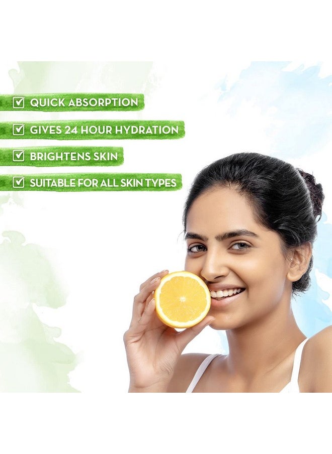 Mamaearth - Vitamin C Ultra Light Gel Oil-Free Moisturizer For Face, Body And Hands; With Vitamin C & Aloe Vera Water For Glowing Hydration - 200 Ml - Image 1