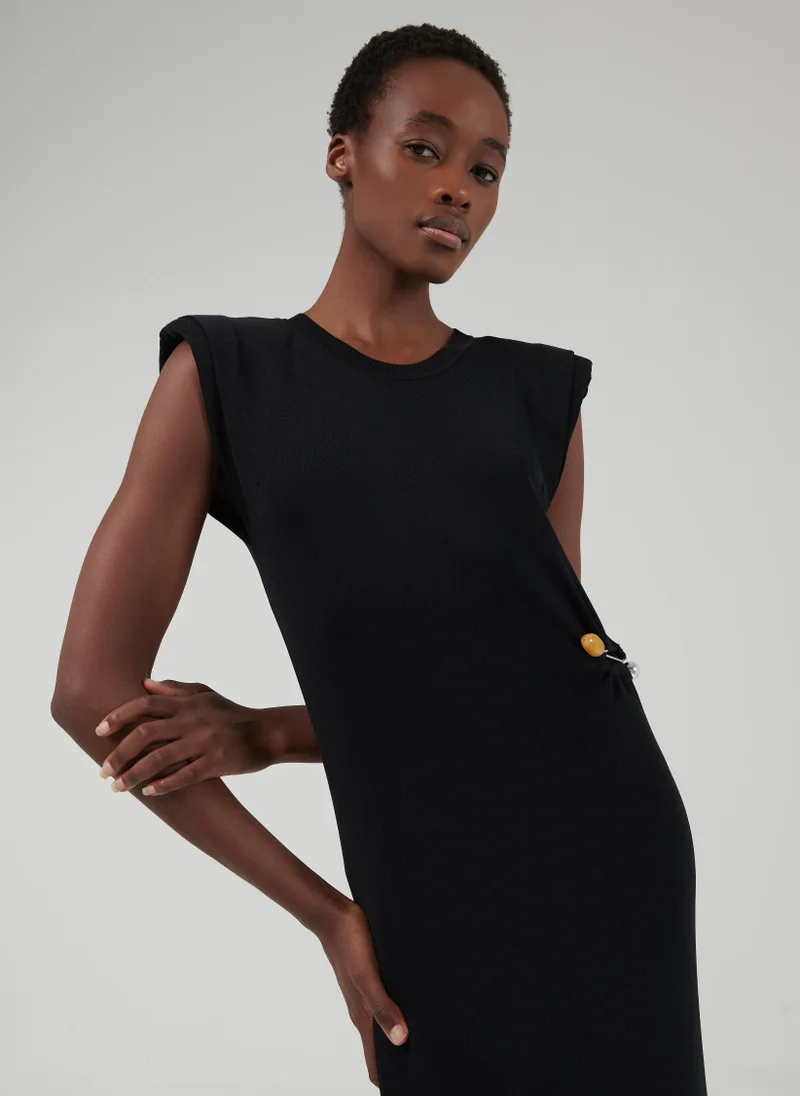 Leem  Embellished Knit Dress for Women | Best Price UAE