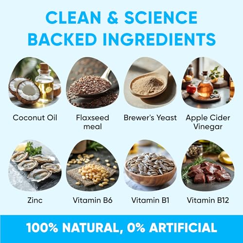 Pawzitive Pets Chewable Flea and Tick Prevention for Dogs - 120 Soft Chews Made in USA - Oral Flea and Tick Control Pills for Small, Medium, Large Dogs and Puppies - Skin and Coat Supplement Treats for All Breeds - Image 5