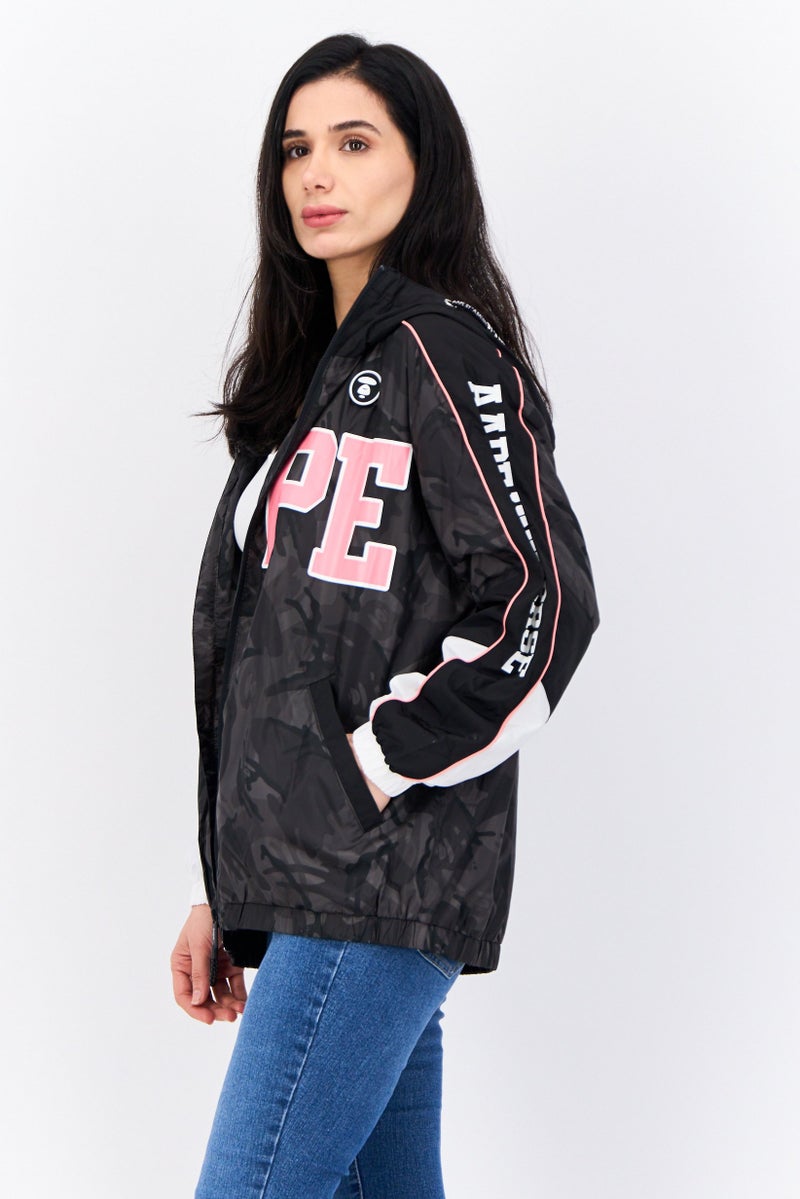 Aape By A Bathing Ape Women Camouflage Windbreaker Jacket, Multicolor - Image 2
