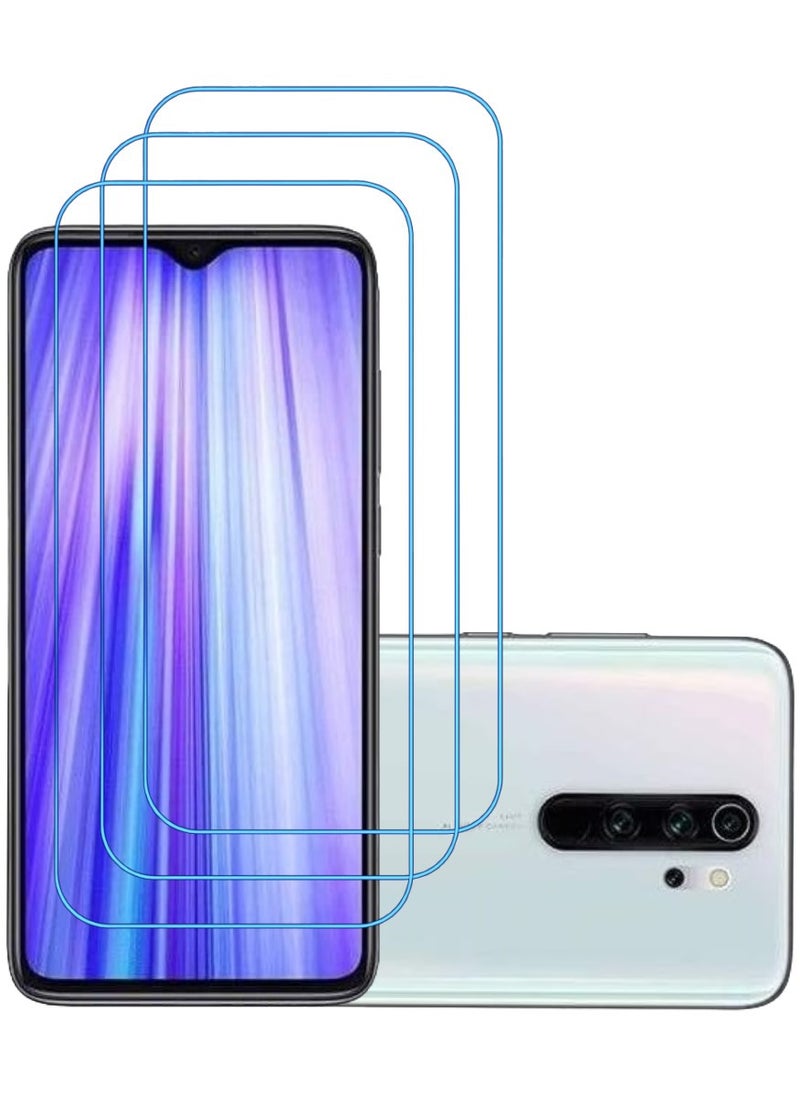 ACLIX 3 Pieces Antistatic ESD Dustproof Premium Quality High Definition Clear Tempered Glass Screen Protector Designed For Xiaomi Redmi Note 8 Pro - Image 1