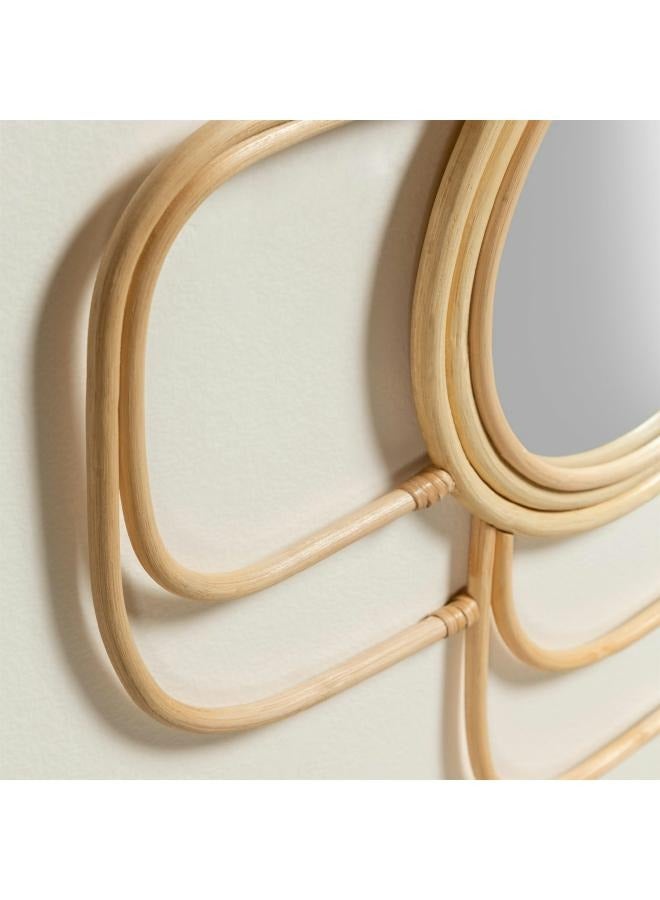 لوفت مايف، مرآة دائرية، 62×62×3، خشب، بلوط AA5087FN46. - Image 3