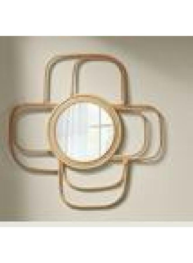 لوفت مايف، مرآة دائرية، 62×62×3، خشب، بلوط AA5087FN46. - Image 5