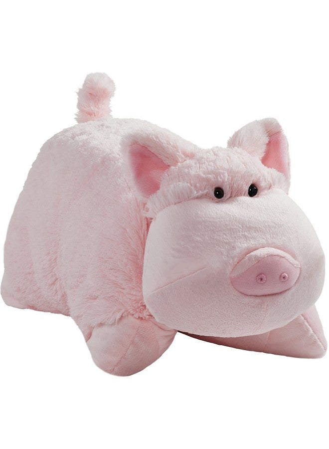 Pillow Pets Originals, Wiggly Pig, 18" Stuffed Animal Plush Toy , White - Image 1