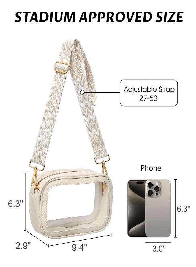 Bulado Clear Bag for Stadium Events, Clear Purses for Women Stadium Crossbody, Concert Handbag for Sports Festivals Fans - Image 5
