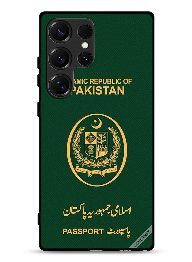 Covernex غطاء حماية لجهاز سامسونج جالاكسي S25 ألترا بنمط جواز سفر باكستان - Image 1