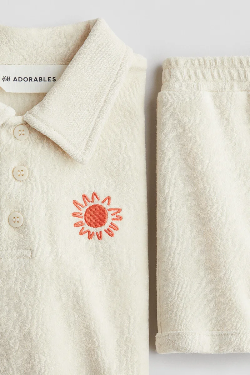 H&M 2-piece terry set