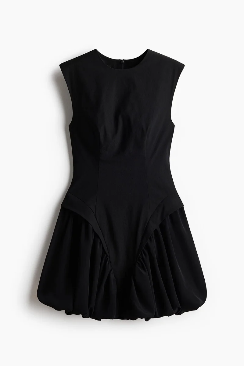 H&M  Bubble-hem twill dress for Women | Best Price UAE